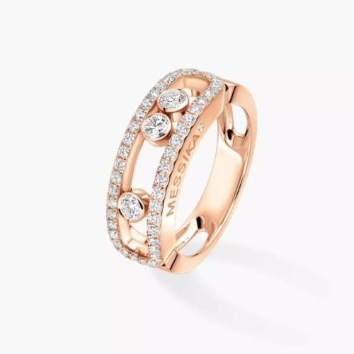 خاتم ميسيكا move classique pave - يتوفر بعدة خيارات للون الذهب