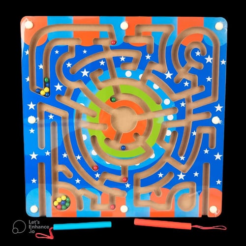 لعبة متاهة مغناطيس مربعة للأطفال - لتنمية التركيز