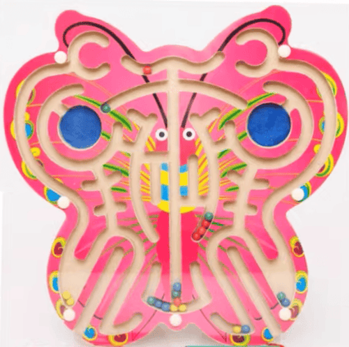 لعبة متاهة مغناطيس مربعة للأطفال - لتنمية التركيز