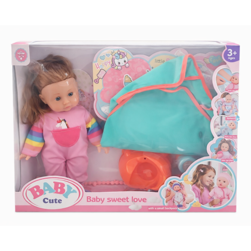 Baby doll with accessories