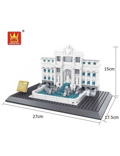 مكعبات نافورة تريفي - تحدي المعمار العالمي (Lego S...