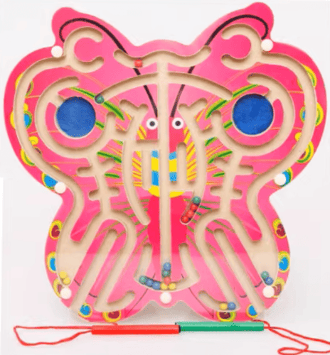 لعبة متاهة مغناطيس مربعة للأطفال - لتنمية التركيز