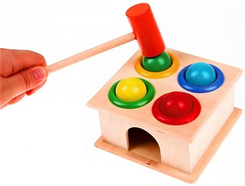 لعبة المطرقة التفاعلية للأطفال