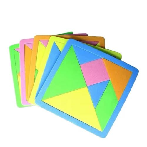 لعبة تعليمية مغناطيسية تانغرام لتقوية مهارات الطفل...