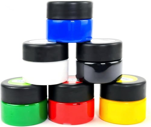 مجموعة ألوان وجه وفرشاة 180جم - 6 ألوان