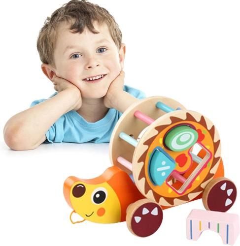 لعبة سحب خشبية مطابقة الأشكال - العاب منتسوري