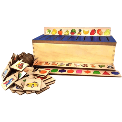 صندوق التصنيف المعرفي الخشبي