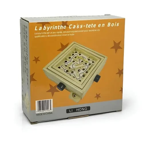 Small wooden balance game