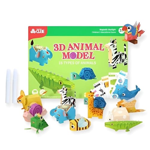 نماذج حيوانات تصميم ثلاثي الأبعاد للأطفال لتنمية م...