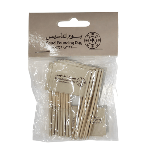 تغريسات أعلام يوم التأسيس -12 قطعة