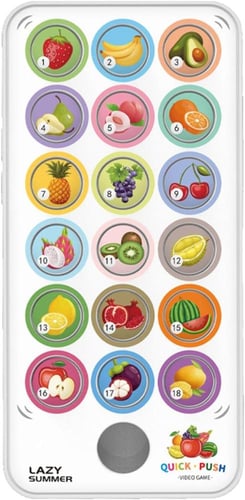 لعبة الضغط السريع على الفقاعات شكل فواكهه للأطفال...