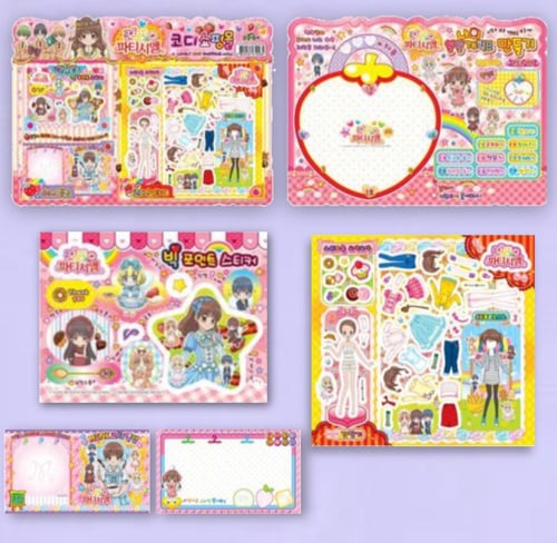 مجموعة ملصقات تنسيق صانعة الحلويات العشوائية