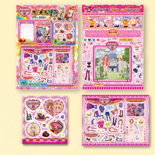 مجموعة ملصقات تنسيق حروف السكر العشوائي