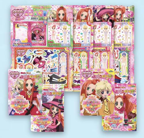 مجموعة ملصقات تنسيق حروف السكر العشوائي