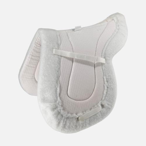 Under saddle felt outer circumference wool