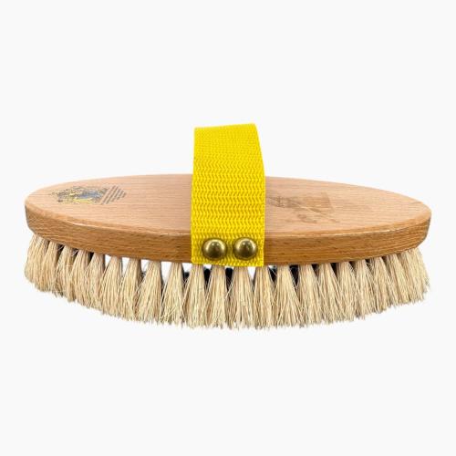Hard Brush with Wooden Handle – English