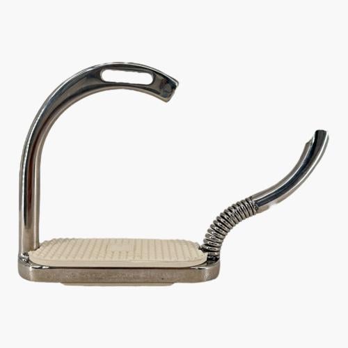 Open-Sided Iron Safety Stirrup with Rubber – Australian