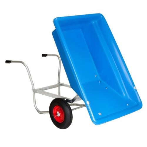 Blue Tipping Feed Cart
