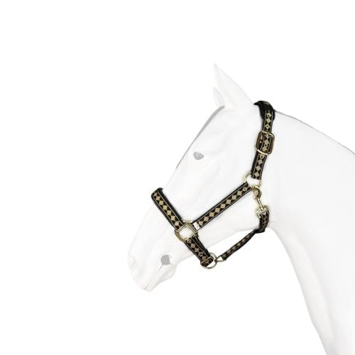 Premium Nylon Halter (Diamond) – Gold
