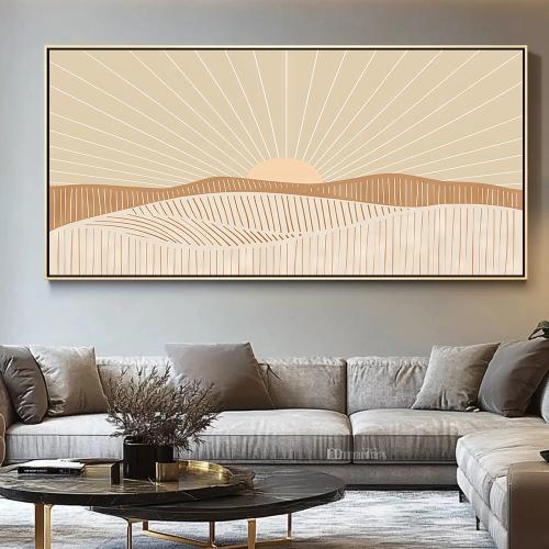 A distinctive abstract canvas painting