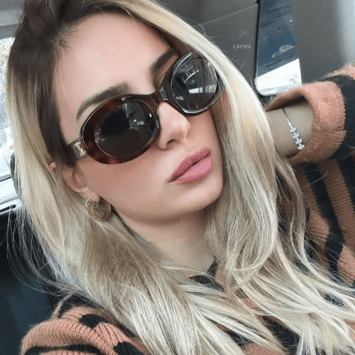 نظارة سيلين باللون التايقر