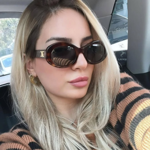 نظارة سيلين باللون التايقر