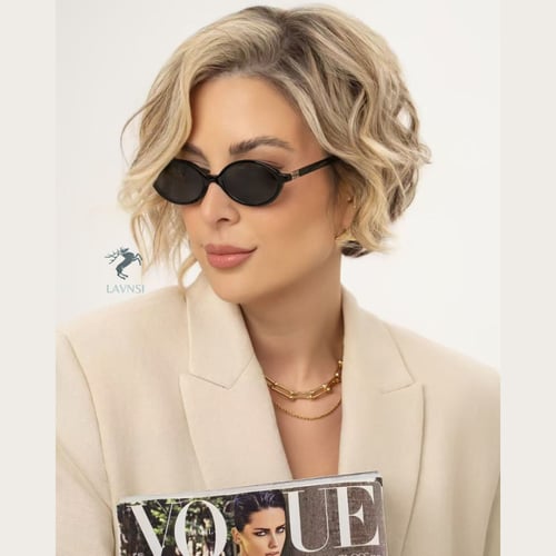 نظارة ميو ميو بإيطار اسود كامل