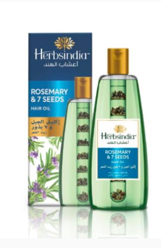 زيت الشعر بإكليل الجبل و 7 بذور زيت الشعر من أعشاب...