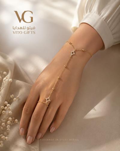 Royal Sparkle Gold Bracelet