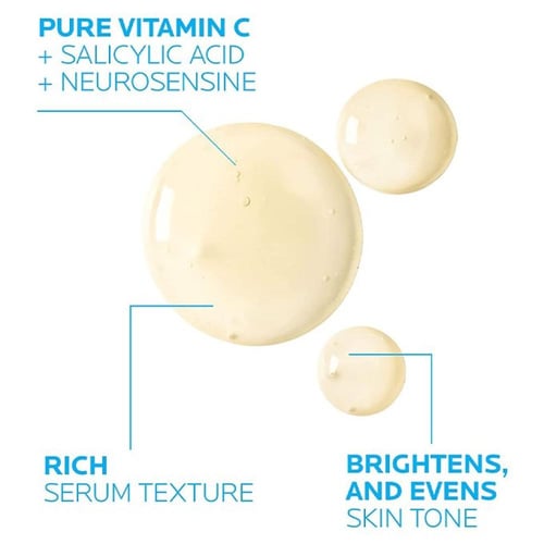 سيروم فيتامين سي 12 نقي من لاروش بوزيه - 30مل