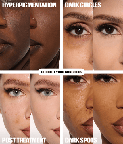 مصحح لون البشرة وتفتيح اسفل العين فو فيلتر من هدى...