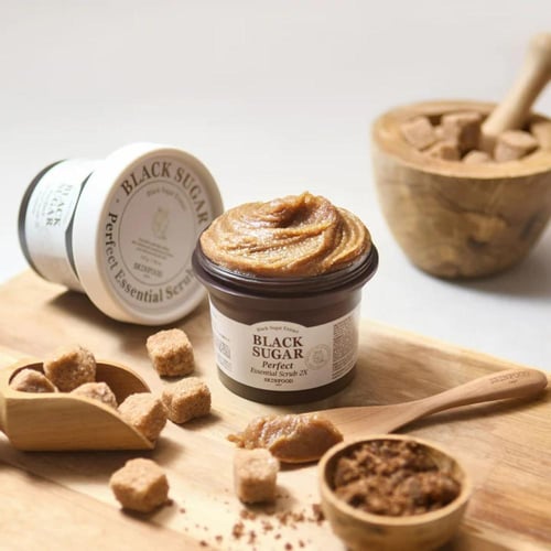 قناع ومقشر السكر الأسود بيرفكت اسنشيال 2X من سكين...