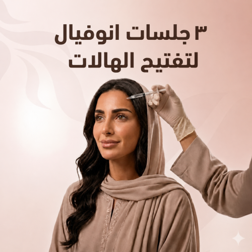 ٣ جلسات انوفيال لتفتيح الهالات