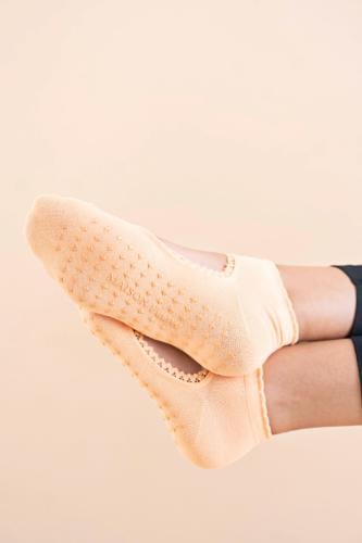 Orange Sorbet Flow Grip Socks