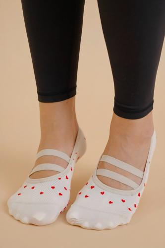 Be Mine Modern Ballerina Grip Socks