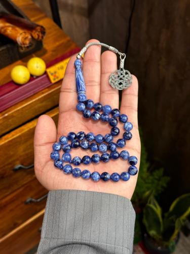 بكلايت بلو مون معرق طربزونة فضة عيار 925