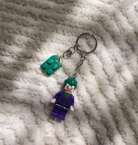 Joker Keychain with a Brick