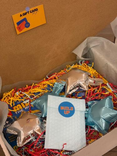 Gift Box with Custom Decorations