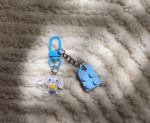 Cinnamoroll Keychain with a Brick