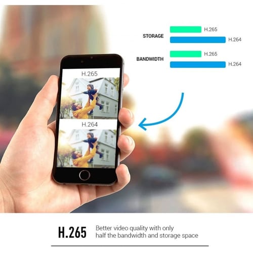 عدد 2 كاميرا مراقبة وايرلس خارجية ماركة ايزفيز EZV...
