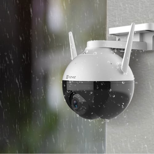 كاميرا خارجية تعمل بالإمالة والتحريك ‎‎ايزفيز EZVI...