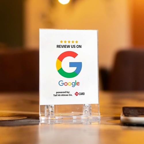 بطاقة تقيم جوجل ماب الذكية بتقنية NFC