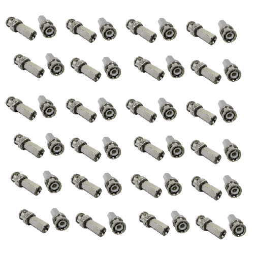 وصلة BNC شدة 100 حبة لتوصيل الكاميرات بالاسلاك وجه...