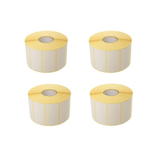 مقاس 50*25 ورق باركود حراري شدة 5 رول/2000 ستيكر