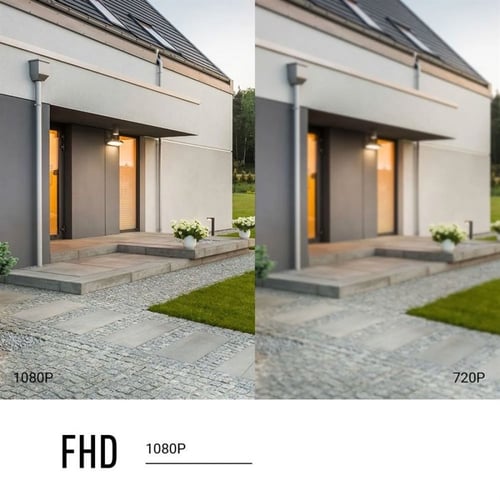 عدد 4 كاميرا مراقبة وايرلس خارجية ماركة ايزفيز EZV...