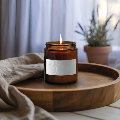 شمعة المسك المخملي