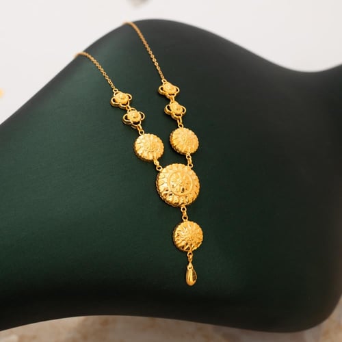 عقد كرسي جابر ذهب عيار 21