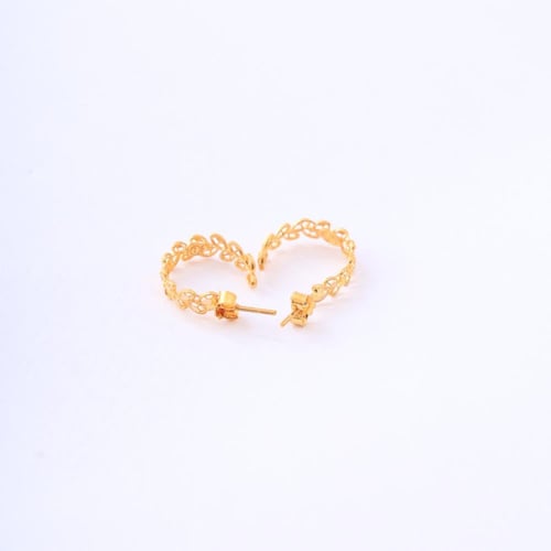 حلق ذهب عيار 21