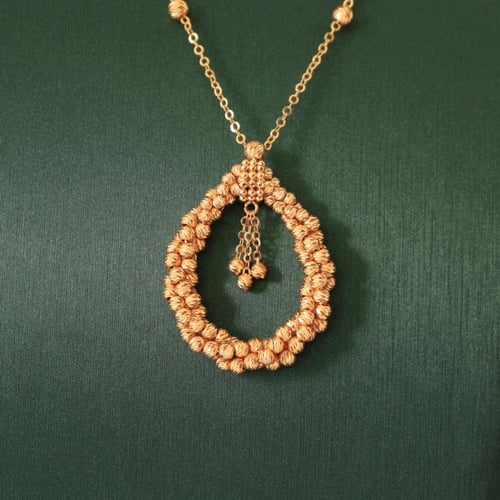 عقد ذهب صافي عيار 21