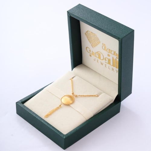 عقد ذهب عيار 21